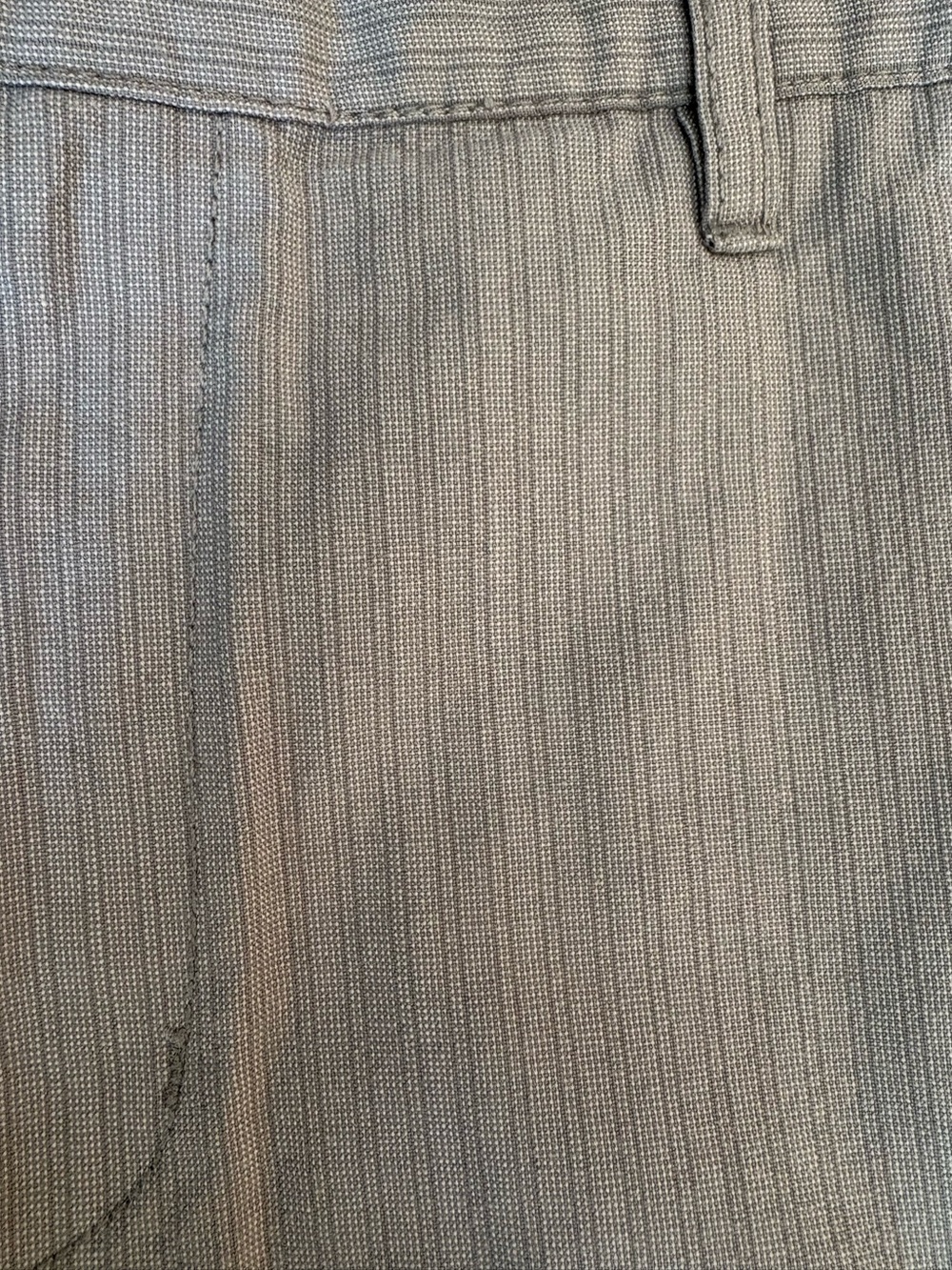 RVCA Nature X Industry Gray Pinstripe Chino Shorts Sz 32 - Picture 4 of 9